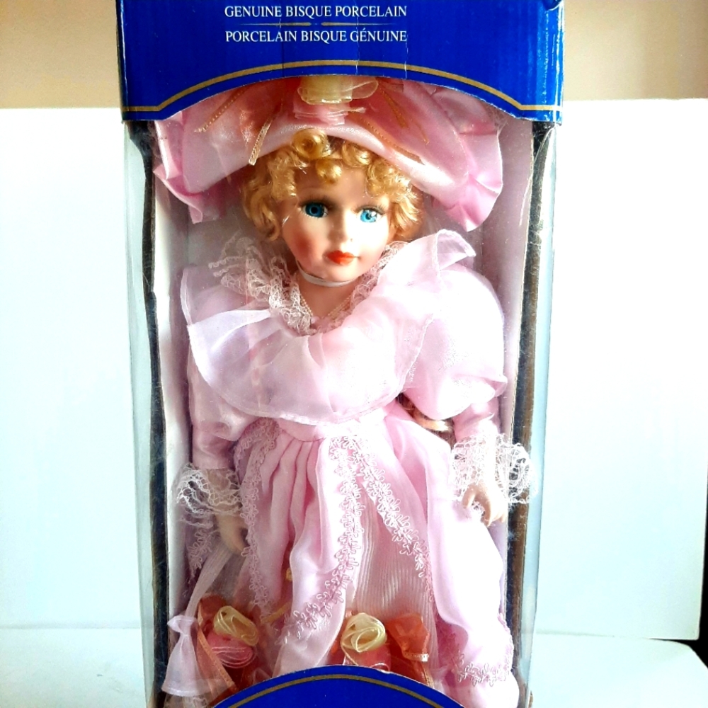 Vintage Gorgeous Genuine Porcelain Doll